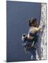 Woman Rock Climbing-null-Mounted Photographic Print