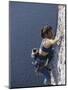 Woman Rock Climbing-null-Mounted Photographic Print