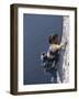 Woman Rock Climbing-null-Framed Photographic Print