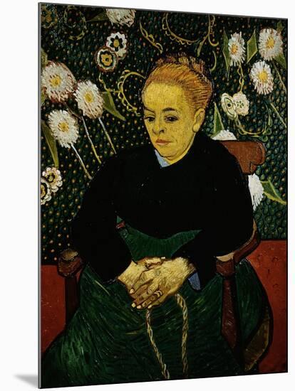 Woman Rocking a Cradle (Augustine Roulin)-Vincent van Gogh-Mounted Giclee Print