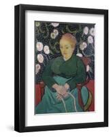 Woman Rocking a Cradle-Vincent van Gogh-Framed Premium Giclee Print