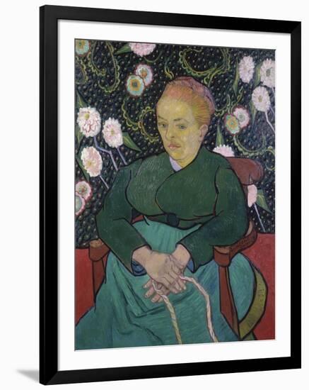 Woman Rocking a Cradle-Vincent van Gogh-Framed Giclee Print