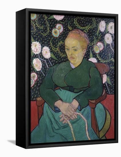 Woman Rocking a Cradle-Vincent van Gogh-Framed Stretched Canvas