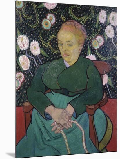 Woman Rocking a Cradle-Vincent van Gogh-Mounted Giclee Print