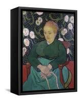 Woman Rocking a Cradle-Vincent van Gogh-Framed Stretched Canvas