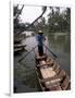 Woman Rowing, Mekong Delta, Vietnam-Bill Bachmann-Framed Photographic Print