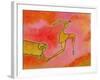 Woman Running from a Ram-Marie Bertrand-Framed Giclee Print