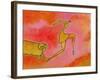 Woman Running from a Ram-Marie Bertrand-Framed Giclee Print