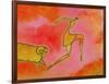 Woman Running from a Ram-Marie Bertrand-Framed Giclee Print