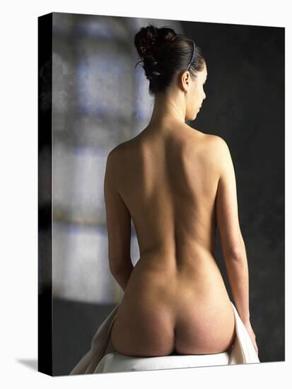 Woman's Back-Tony McConnell-Stretched Canvas