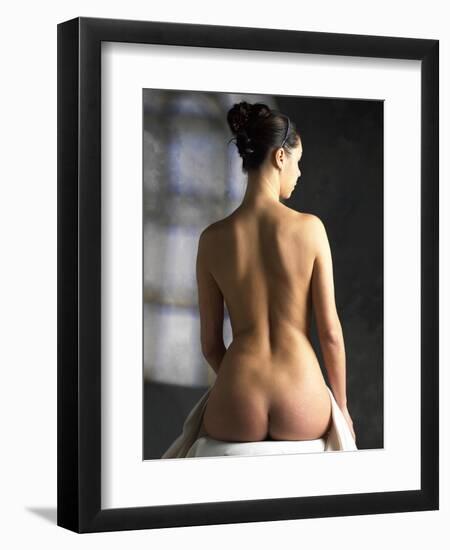 Woman's Back-Tony McConnell-Framed Premium Photographic Print