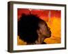 Woman's Colorful Profile, Cameroon-Bill Bachmann-Framed Photographic Print