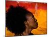 Woman's Colorful Profile, Cameroon-Bill Bachmann-Mounted Photographic Print