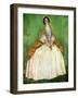 Woman 's costume in reign of Anne I (1702-1714)-Dion Clayton Calthrop-Framed Giclee Print