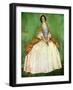 Woman 's costume in reign of Anne I (1702-1714)-Dion Clayton Calthrop-Framed Giclee Print