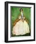 Woman 's costume in reign of Anne I (1702-1714)-Dion Clayton Calthrop-Framed Giclee Print