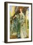 Woman 's costume in reign of Charles I (1625-1649)-Dion Clayton Calthrop-Framed Giclee Print