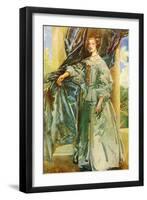 Woman 's costume in reign of Charles I (1625-1649)-Dion Clayton Calthrop-Framed Giclee Print