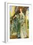 Woman 's costume in reign of Charles I (1625-1649)-Dion Clayton Calthrop-Framed Giclee Print