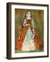 Woman 's costume in reign of Elizabeth I (1558-1603)-Dion Clayton Calthrop-Framed Giclee Print