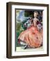 Woman 's costume in reign of George I (1714-1727)-Dion Clayton Calthrop-Framed Giclee Print