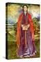 Woman 's costume in reign of Henry I-Dion Clayton Calthrop-Stretched Canvas