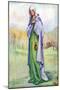 Woman 's costume in reign of Henry III-Dion Clayton Calthrop-Mounted Giclee Print