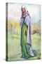 Woman 's costume in reign of Henry III-Dion Clayton Calthrop-Stretched Canvas