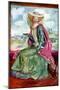 Woman 's costume in reign of Henry V (1413 -1422)-Dion Clayton Calthrop-Mounted Giclee Print