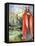 Woman 's costume in reign of John (1199 - 1216)-Dion Clayton Calthrop-Framed Stretched Canvas