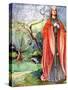 Woman 's costume in reign of John (1199 - 1216)-Dion Clayton Calthrop-Stretched Canvas