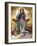 Woman 's costume in reign of Richard I-Dion Clayton Calthrop-Framed Giclee Print