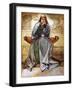 Woman 's costume in reign of Richard I-Dion Clayton Calthrop-Framed Giclee Print