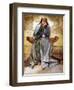 Woman 's costume in reign of Richard I-Dion Clayton Calthrop-Framed Giclee Print