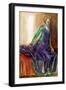 Woman 's costume in reign of Richard II-Dion Clayton Calthrop-Framed Giclee Print