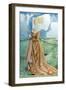 Woman 's costume in reign of Richard III (1483-1485)-Dion Clayton Calthrop-Framed Giclee Print