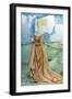 Woman 's costume in reign of Richard III (1483-1485)-Dion Clayton Calthrop-Framed Giclee Print