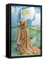 Woman 's costume in reign of Richard III (1483-1485)-Dion Clayton Calthrop-Framed Stretched Canvas