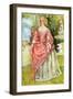 Woman 's costume in reign of the Charles II (1660-1685)-Dion Clayton Calthrop-Framed Giclee Print