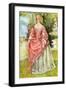 Woman 's costume in reign of the Charles II (1660-1685)-Dion Clayton Calthrop-Framed Giclee Print