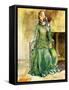 Woman 's costume in reign of William II-Dion Clayton Calthrop-Framed Stretched Canvas