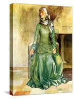 Woman 's costume in reign of William II-Dion Clayton Calthrop-Stretched Canvas