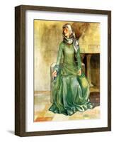 Woman 's costume in reign of William II-Dion Clayton Calthrop-Framed Giclee Print