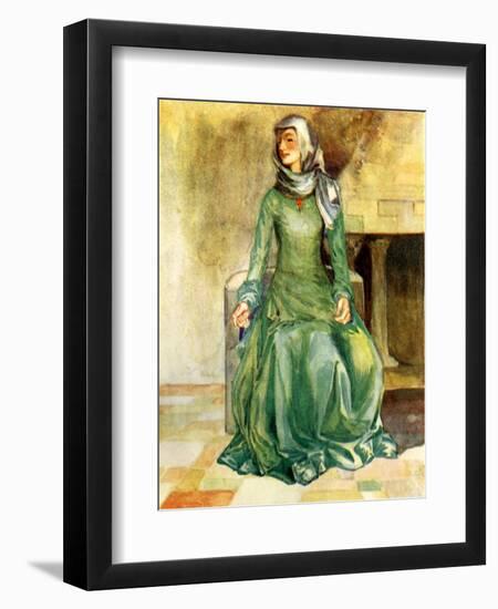Woman 's costume in reign of William II-Dion Clayton Calthrop-Framed Giclee Print