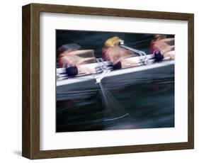 Woman's Crew on Opening Day Races of the Annual Windermere Cup Regatta, Seattle, Washington, USA-Nancy & Steve Ross-Framed Photographic Print