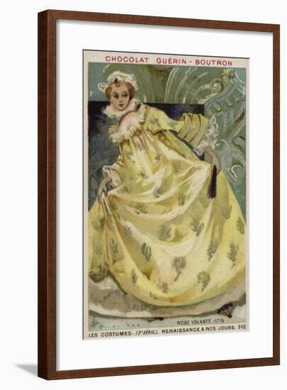 Woman's Dress, 1715-null-Framed Giclee Print