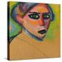 Woman's Face-Alexej Von Jawlensky-Stretched Canvas