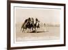 Woman's Four Horse Catch-null-Framed Premium Giclee Print