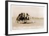 Woman's Four Horse Catch-null-Framed Art Print