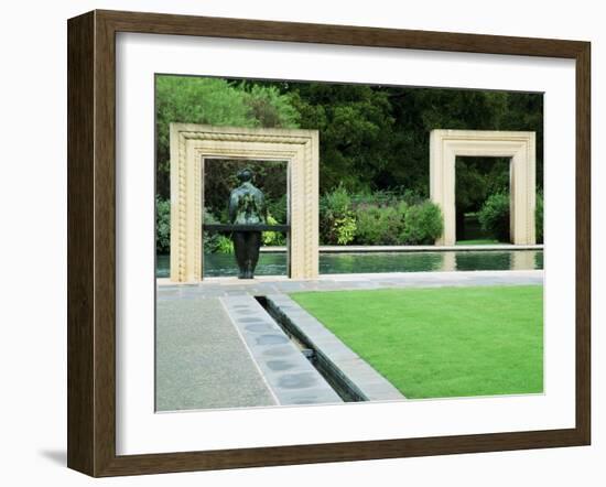 Woman's Garden, Dallas Arboretum, Dallas Texas, USA-null-Framed Photographic Print